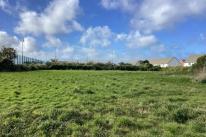 The land where the new houses will be built next to Hayle Football Club (Image: Cornwall Council)